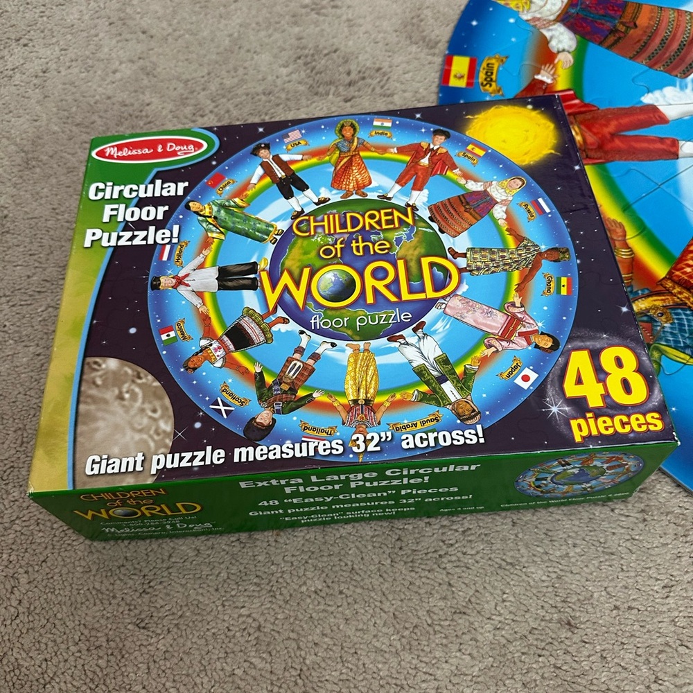 Melissa & Doug Vibrant Circular Floor Puzzle - Picture 5 of 8